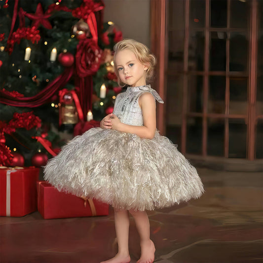 Girls Princess Formal Performance Dress | Party & Birthday Outfit - gallify.store
