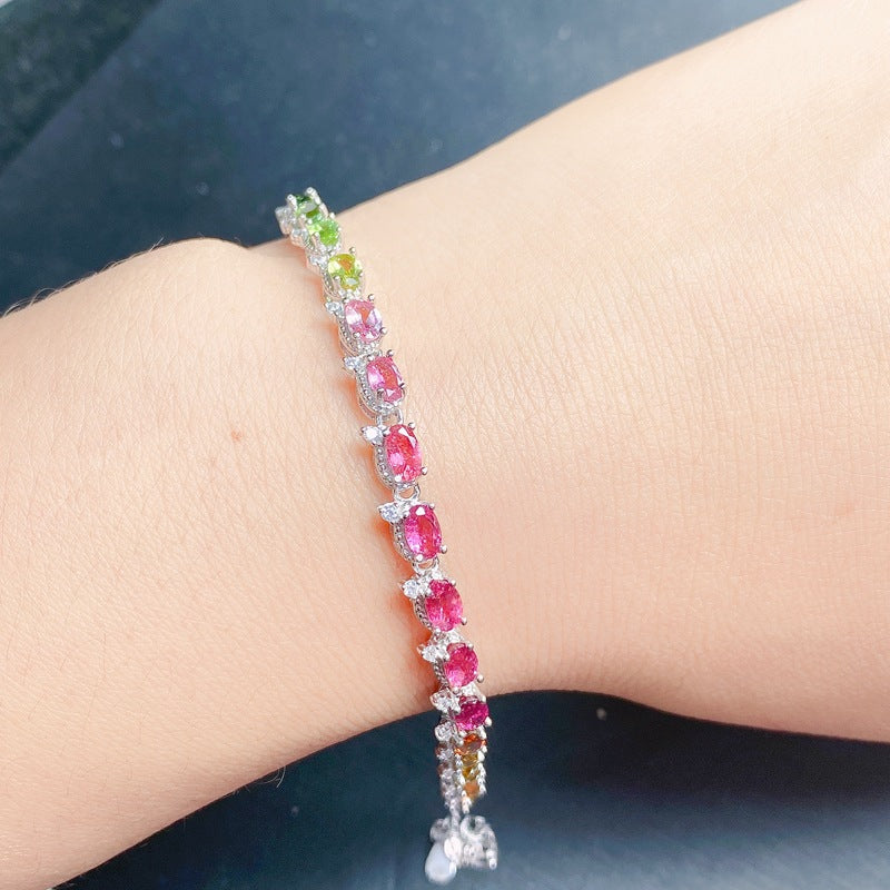 Diamond-Encrusted Bracelet for Women | 925 Silver - gallify.store