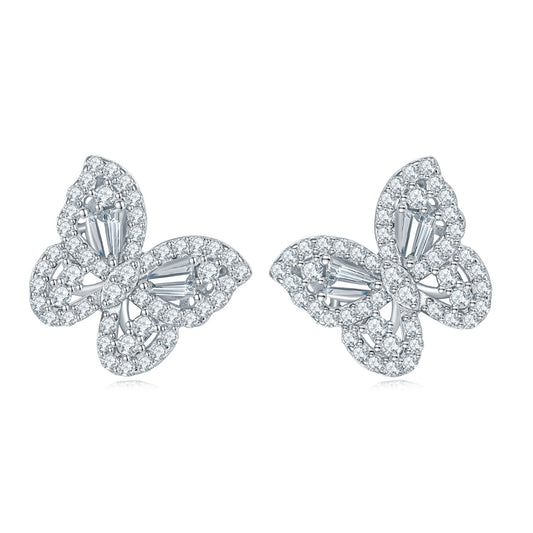 Butterfly Camellia Stud Earrings - gallify.store