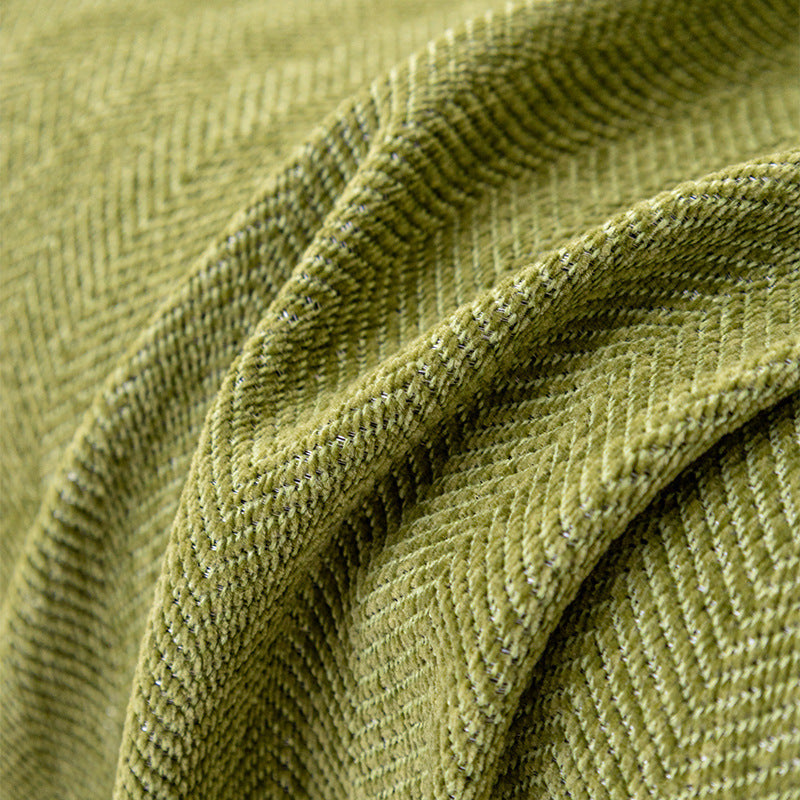 Chenille Herringbone Sofa Cover | Anti-Wrinkle, Machine Washable