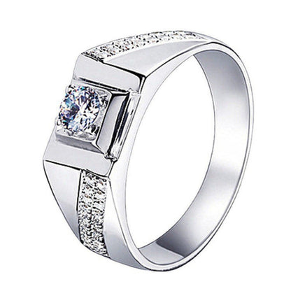 Diamond Simulant Ring for Women - Adjustable Opening - gallify.store