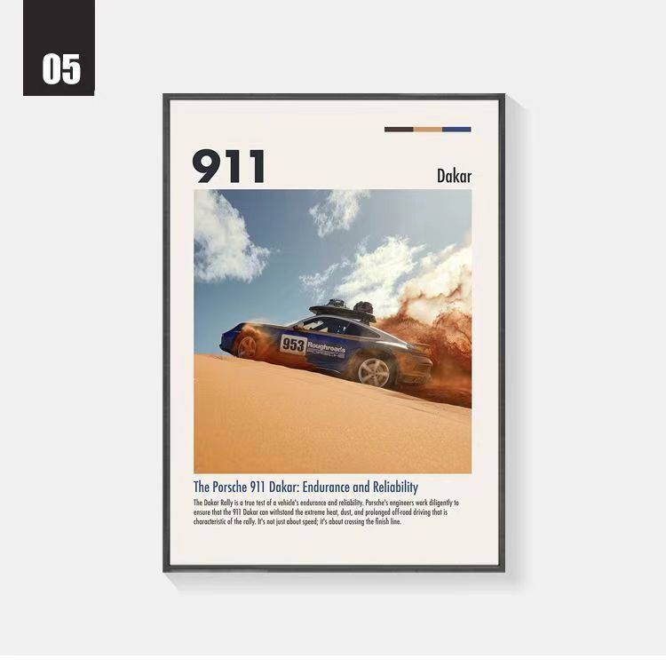 Car Theme Decorative Painting | Modern Wall Art | Multiple Sizes