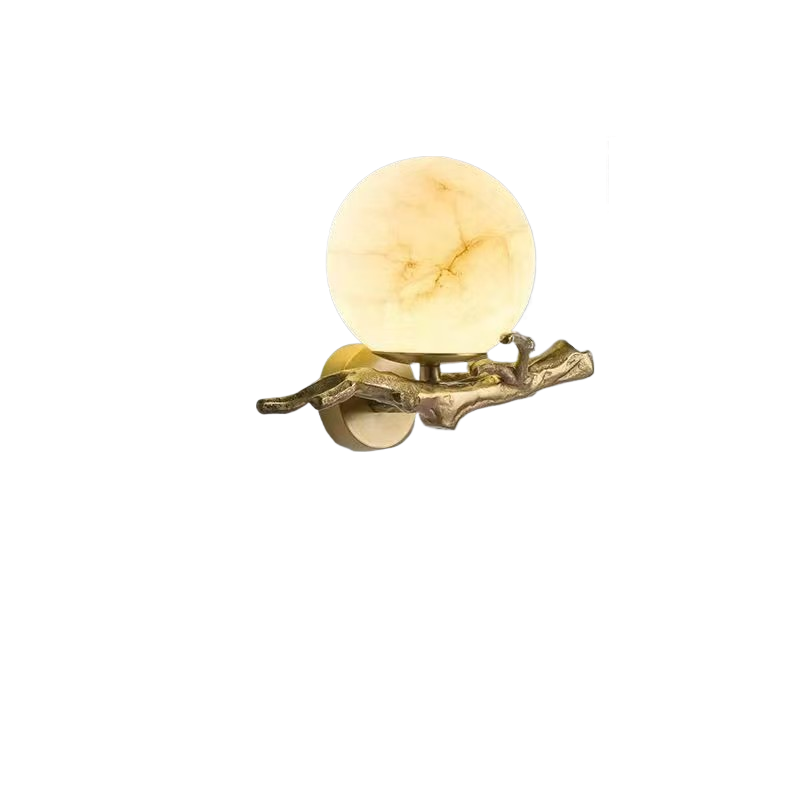 Wall Lamp - Copper & Marble Home Decor Light - gallify.store