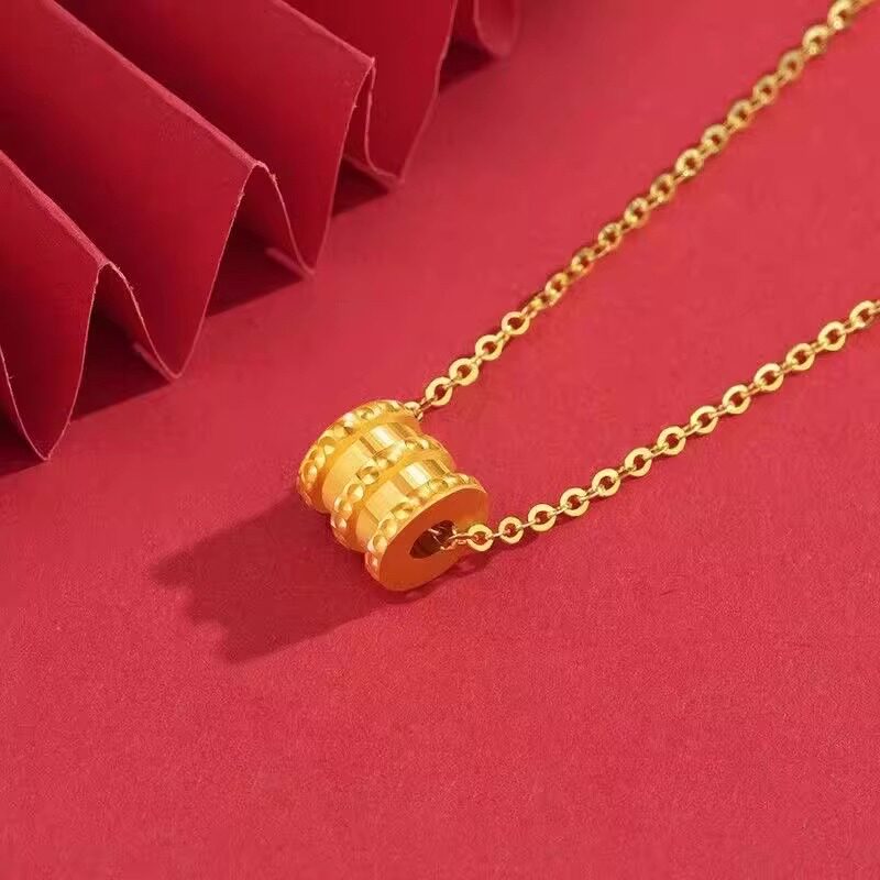 999 Pure Gold Four-Leaf Clover Pendant Necklace - gallify.store