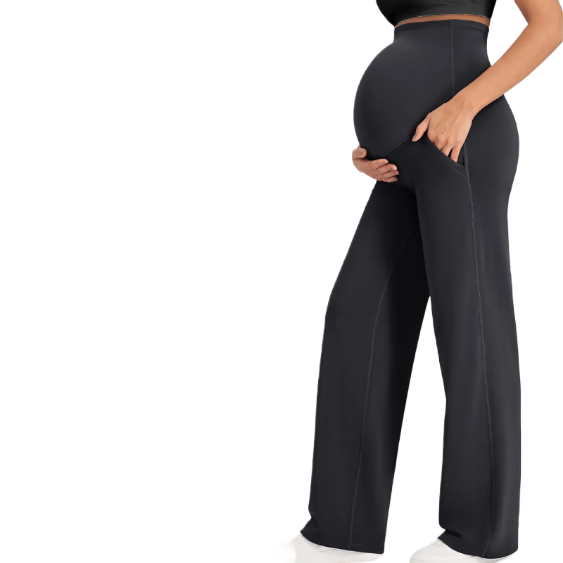 Maternity Wide-Leg Pants | High-Waist Belly Support