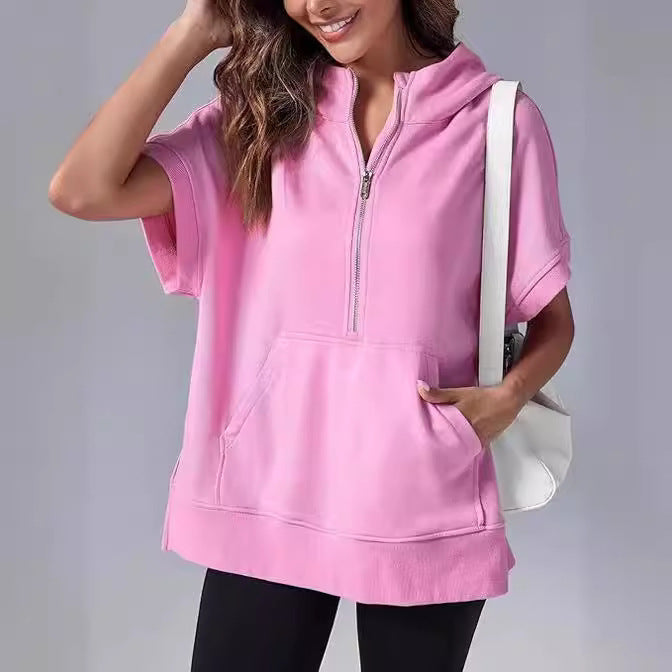 Women's Casual Hooded Sweatshirt | Zip Pullover
