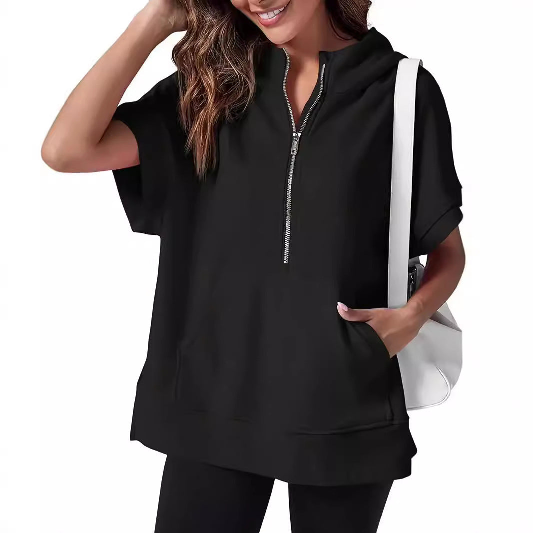 Women's Casual Hooded Sweatshirt | Zip Pullover