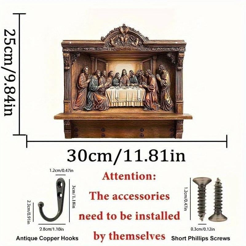 Wooden Wall Key Hanger | Rustic Pine Wood Home Organizer - gallify.store