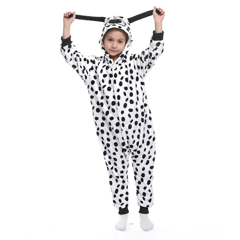 Kids Cartoon Animal Onesie Pajamas | Cozy Flannel Sleepwear - gallify.store