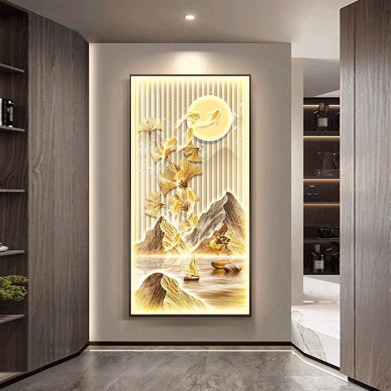 Crystal Porcelain Wall Art | LED Decorative Painting