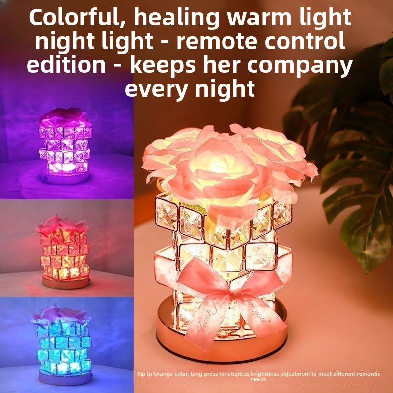 Warm Crystal Night Light - Bedroom Light - gallify.store