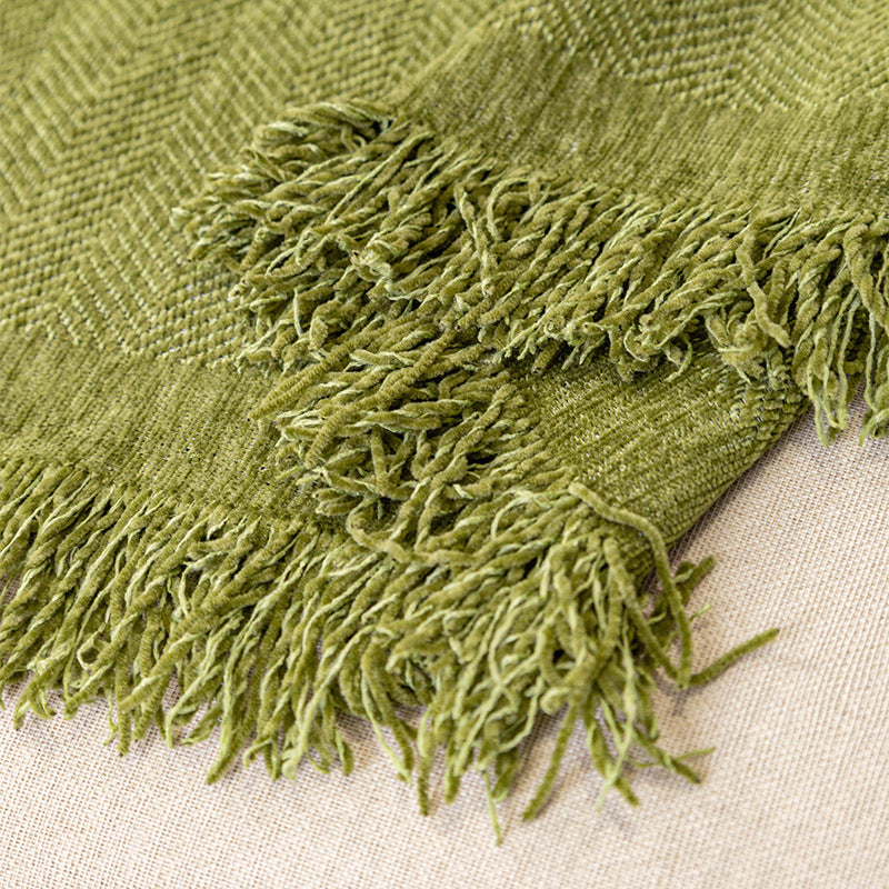 Chenille Herringbone Sofa Cover | Anti-Wrinkle, Machine Washable
