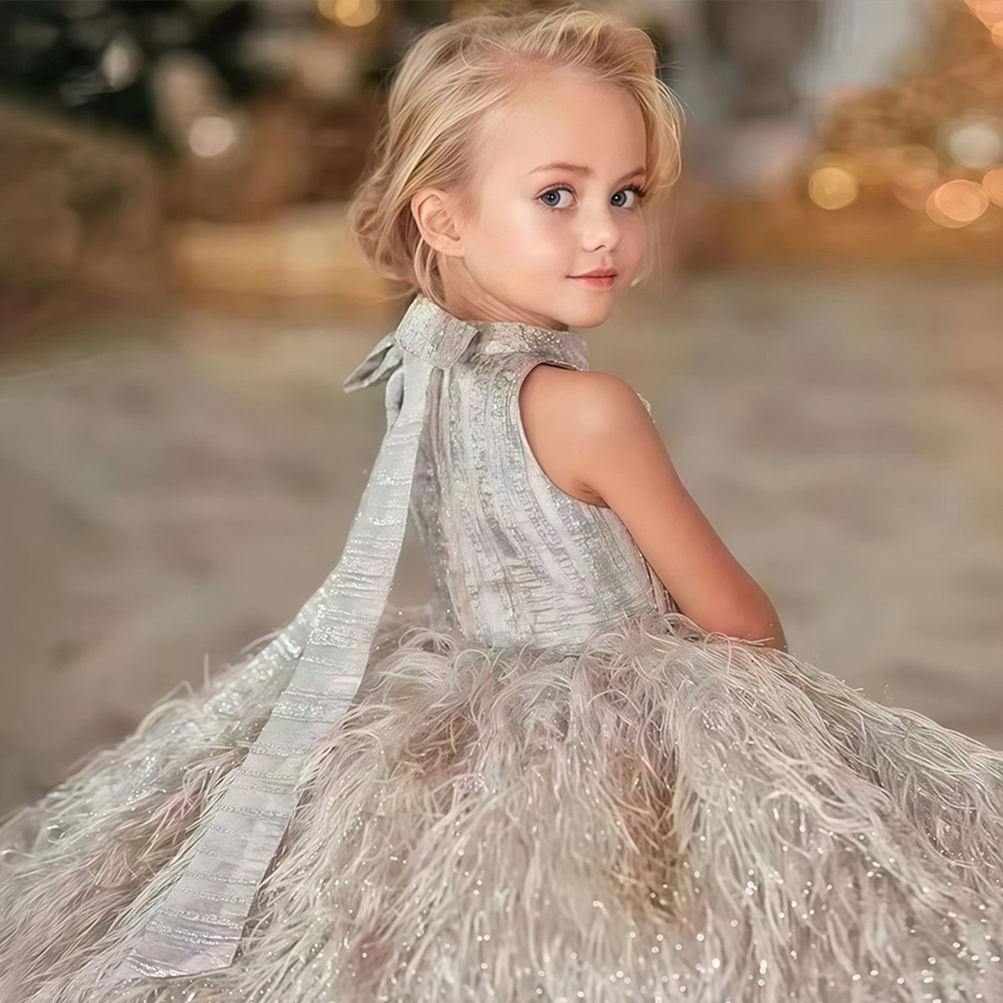 Girls Princess Formal Performance Dress | Party & Birthday Outfit - gallify.store