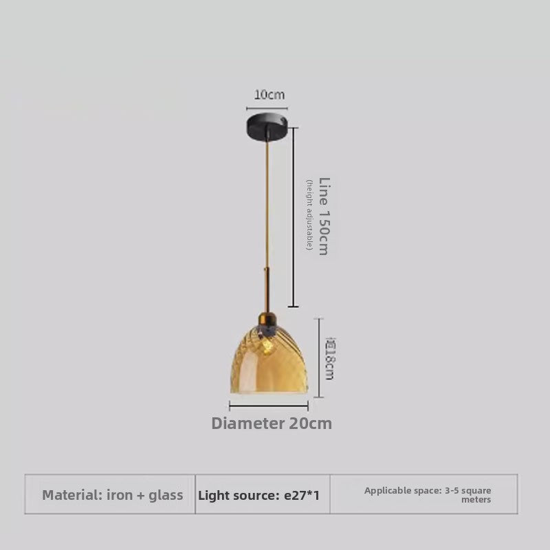 Japanese Retro Flower Chandelier | Glass Pendant Light