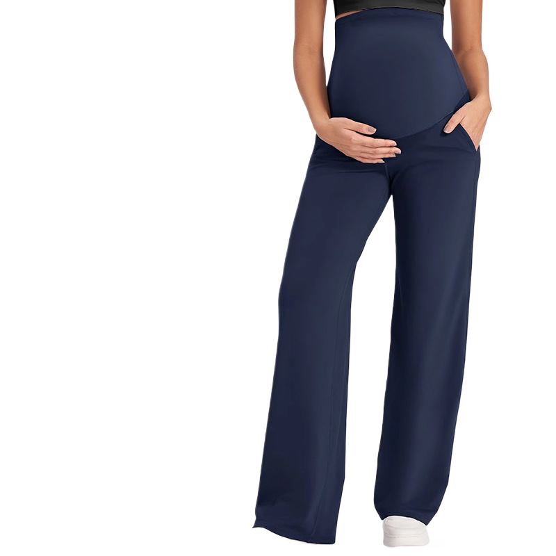 Maternity Wide-Leg Pants | High-Waist Belly Support