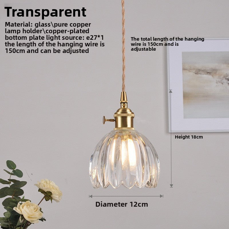 Japanese Retro Flower Chandelier | Glass Pendant Light - gallify.store