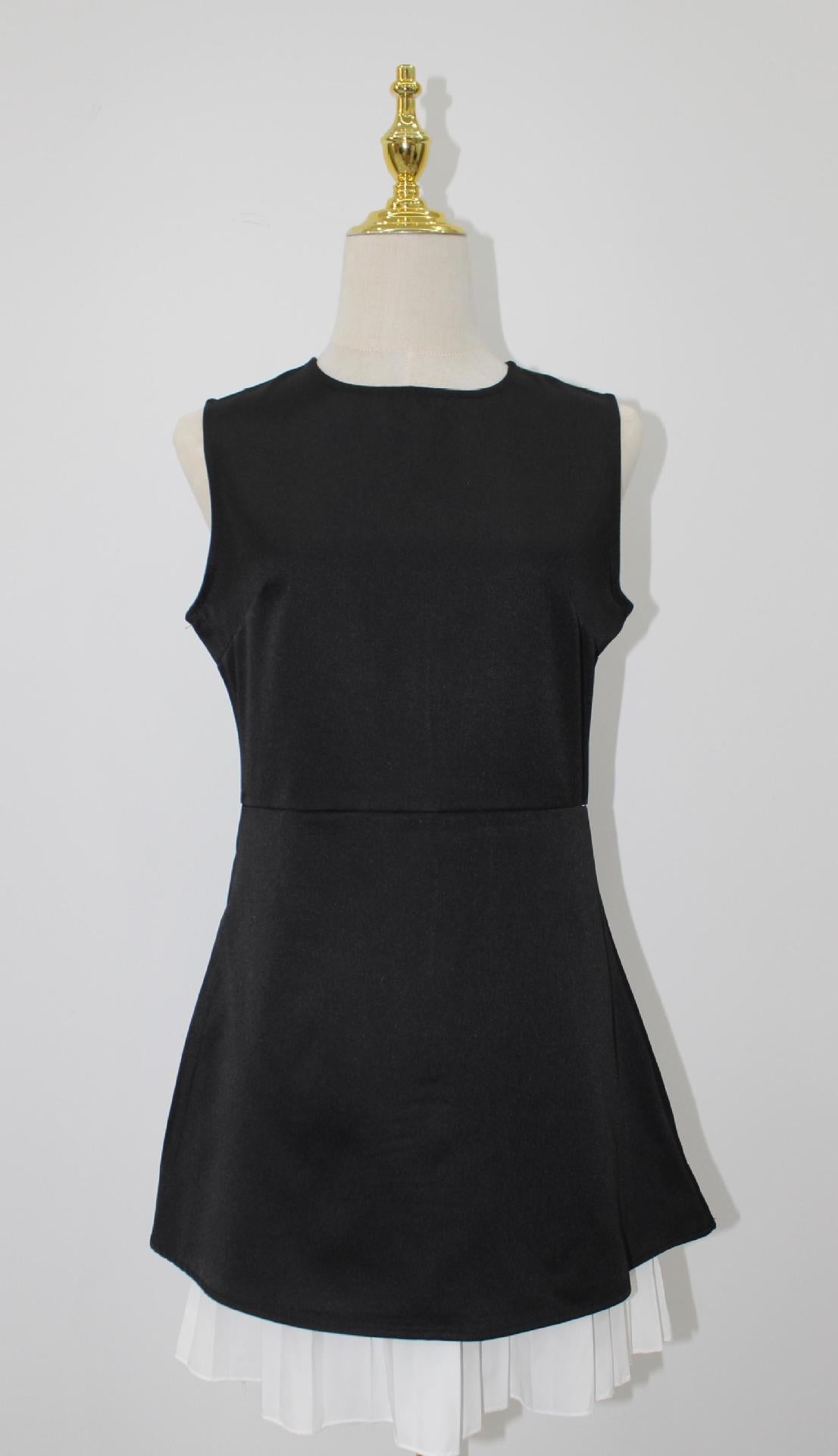 Women's Pleated Skirt Dress | Summer Vacation High-Waist Style - gallify.store