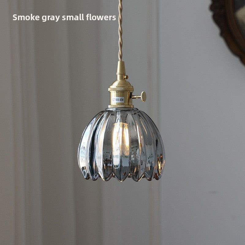 Japanese Retro Flower Chandelier | Glass Pendant Light - gallify.store