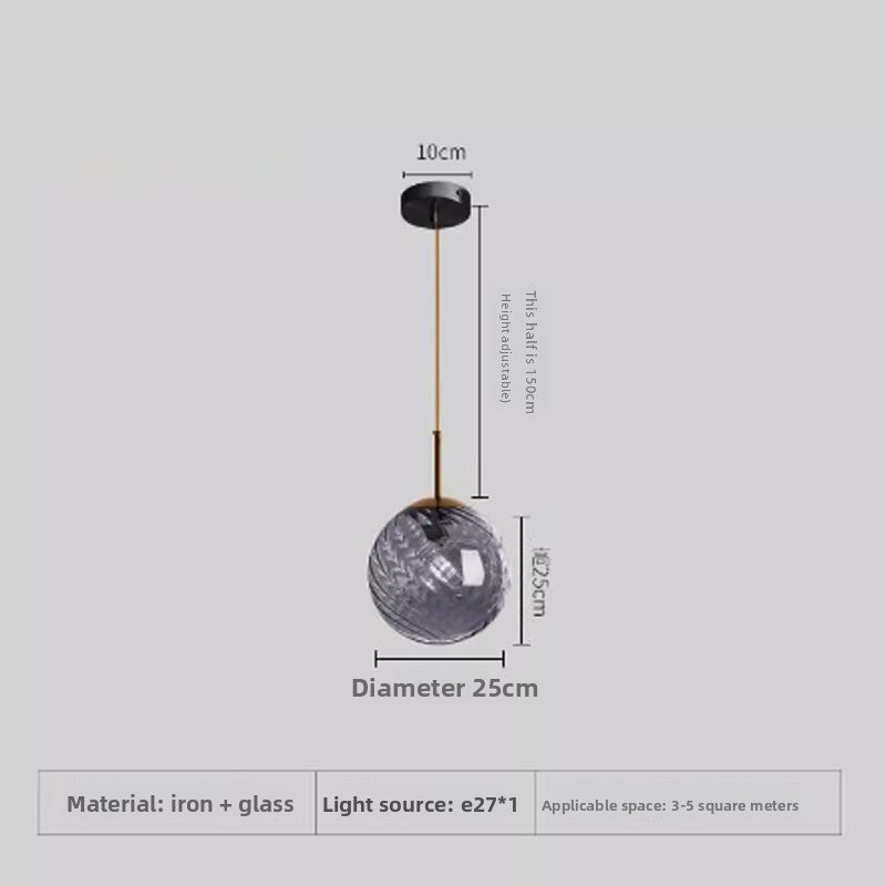 Japanese Retro Flower Chandelier | Glass Pendant Light