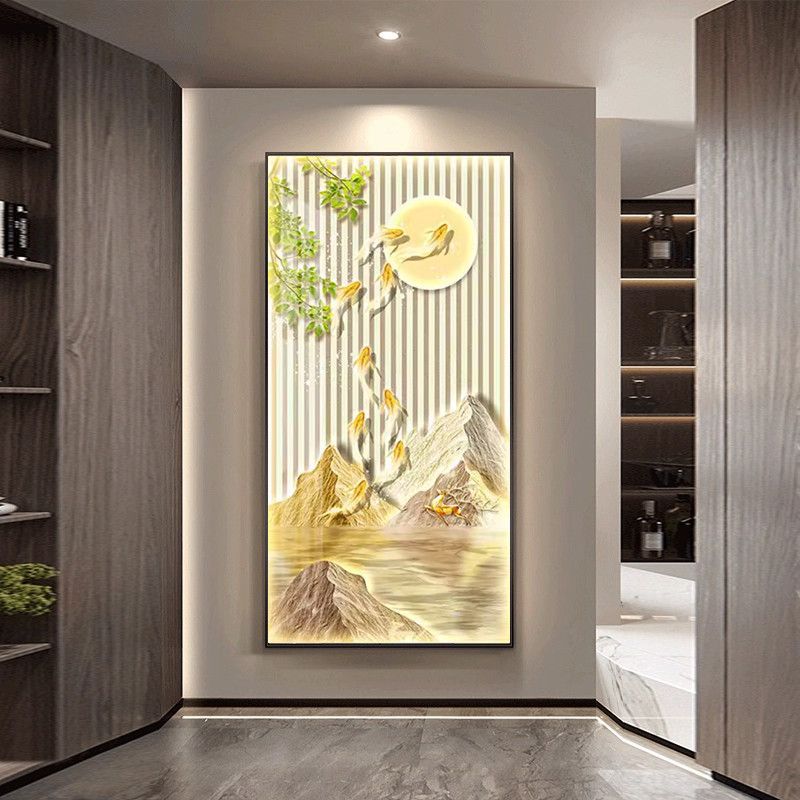 Crystal Porcelain Wall Art | LED Decorative Painting