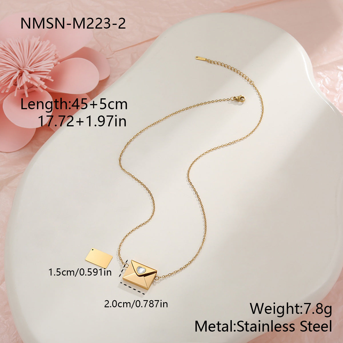 Valentine's Day gift: heart necklace - gallify.store