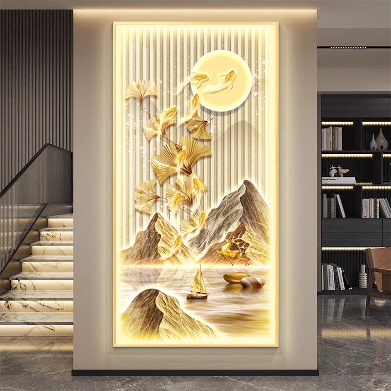 Crystal Porcelain Wall Art | LED Decorative Painting