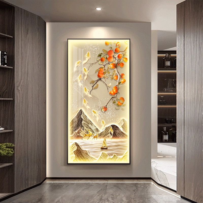 Crystal Porcelain Wall Art | LED Decorative Painting