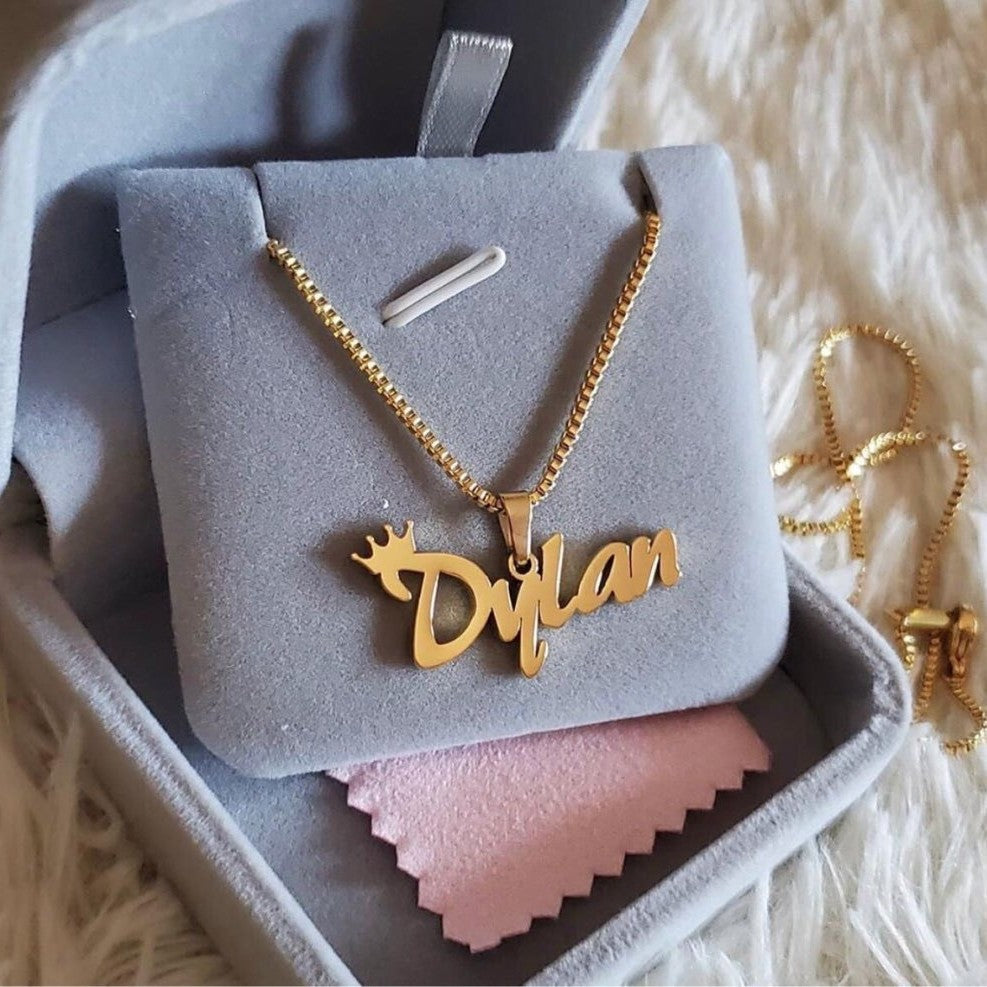 Personalized Custom Name Necklace | 18K Gold Plated - gallify.store
