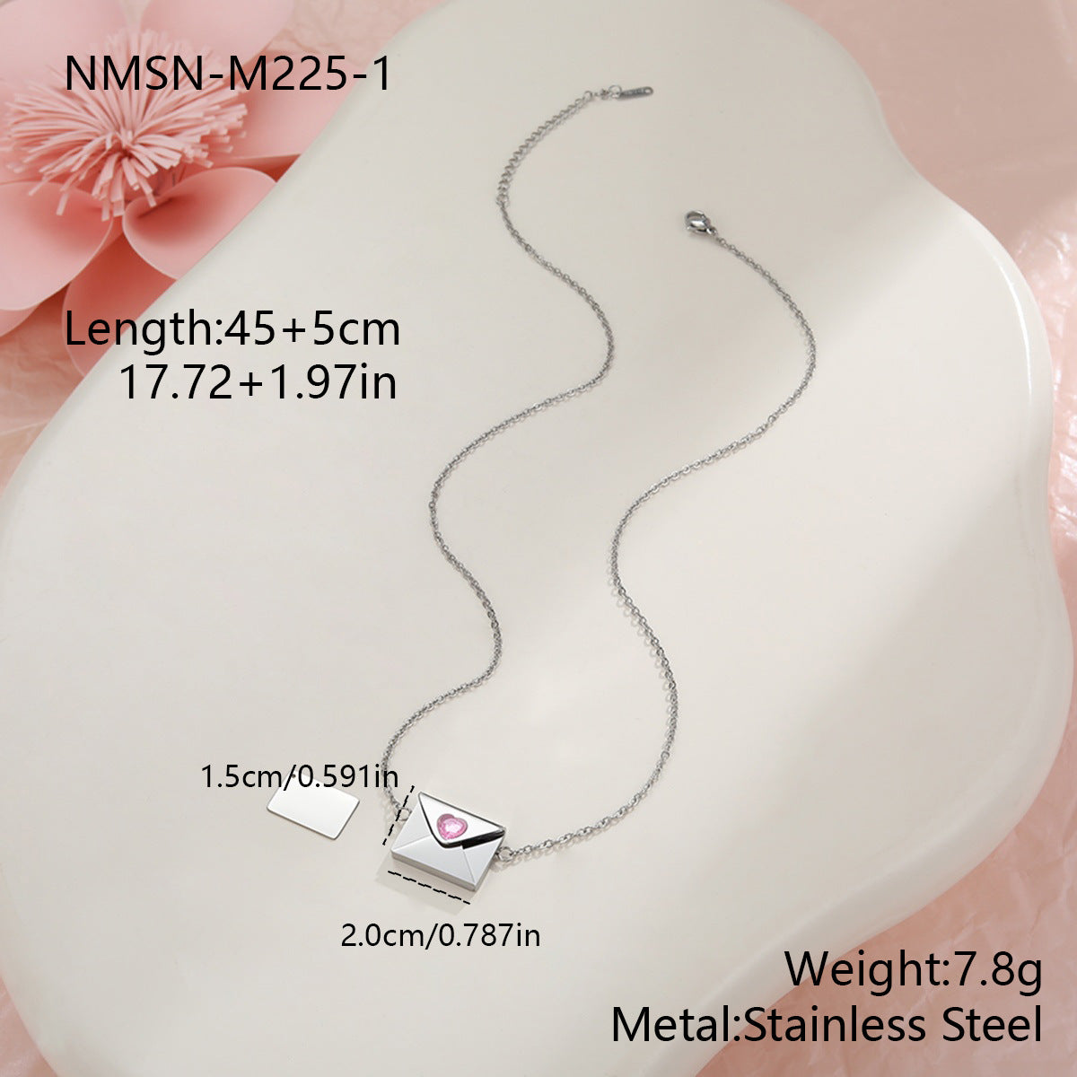Valentine's Day gift: heart necklace - gallify.store