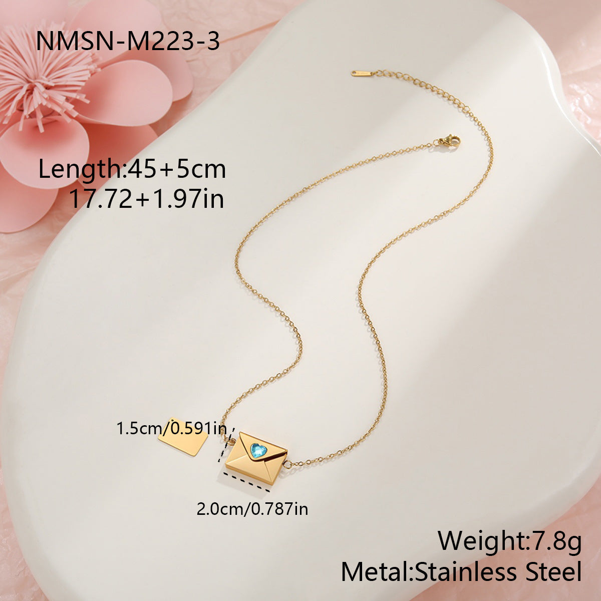 Valentine's Day gift: heart necklace - gallify.store