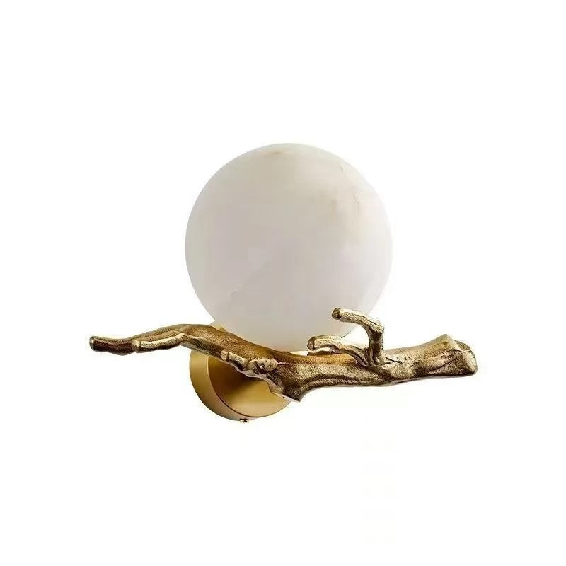 Wall Lamp - Copper & Marble Home Decor Light - gallify.store