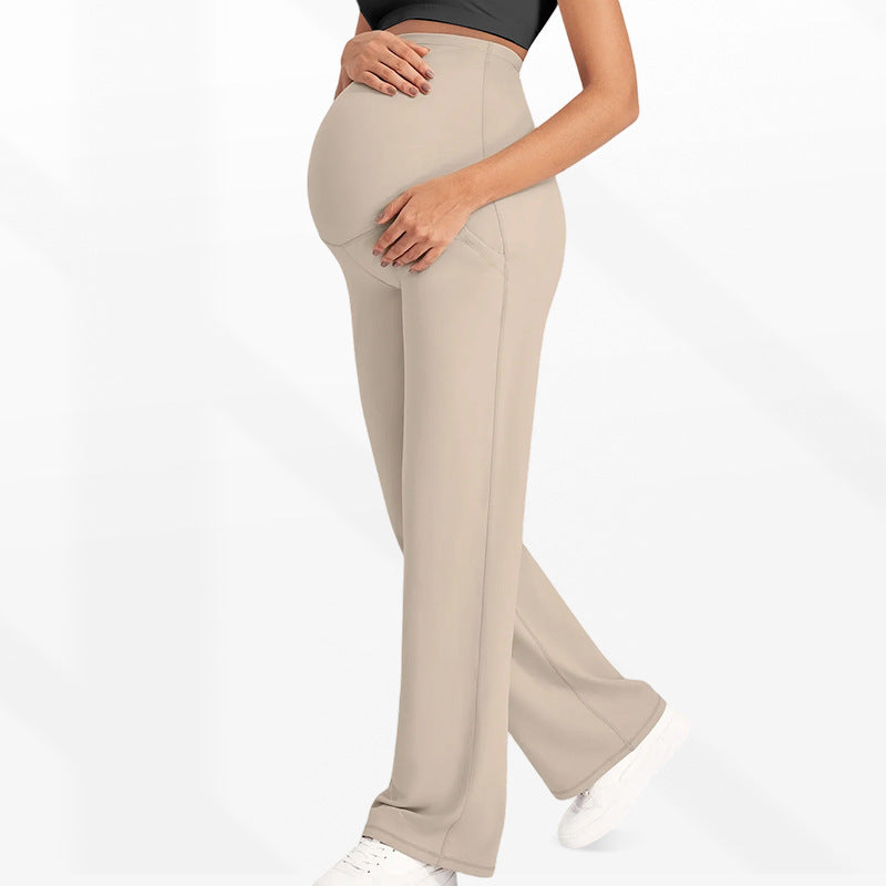 Maternity Wide-Leg Pants | High-Waist Belly Support