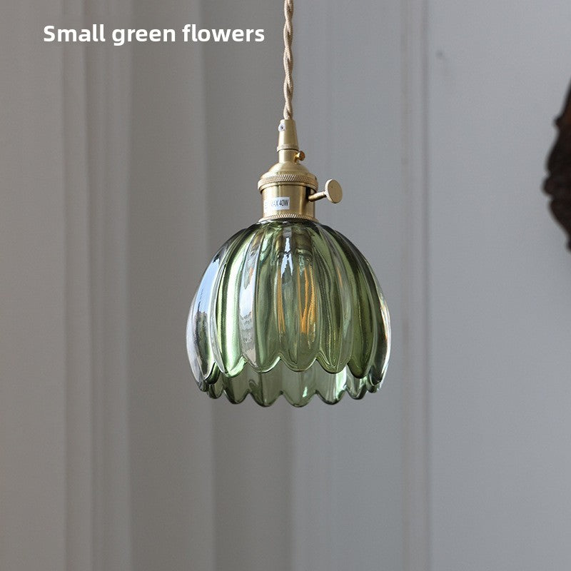 Japanese Retro Flower Chandelier | Glass Pendant Light - gallify.store