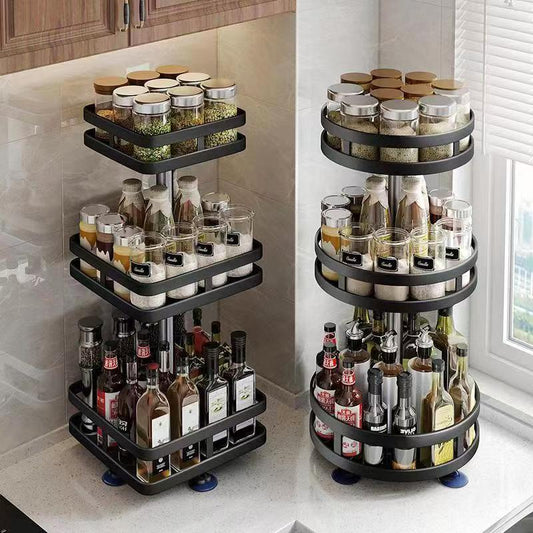 Rotating seasoning rack- Spice Organizers in Kitchen - gallify.store