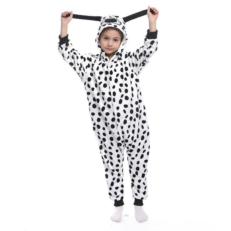 Kids Cartoon Animal Onesie Pajamas | Cozy Flannel Sleepwear - gallify.store