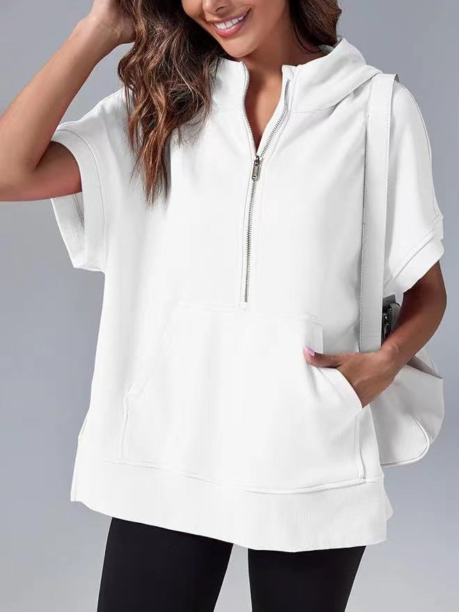 Women's Casual Hooded Sweatshirt | Zip Pullover