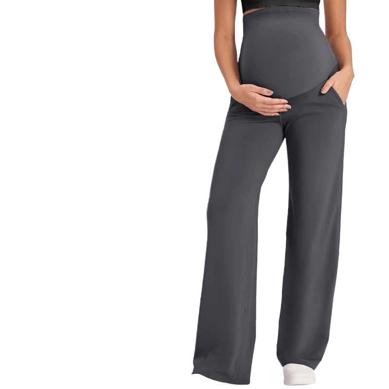 Maternity Wide-Leg Pants | High-Waist Belly Support