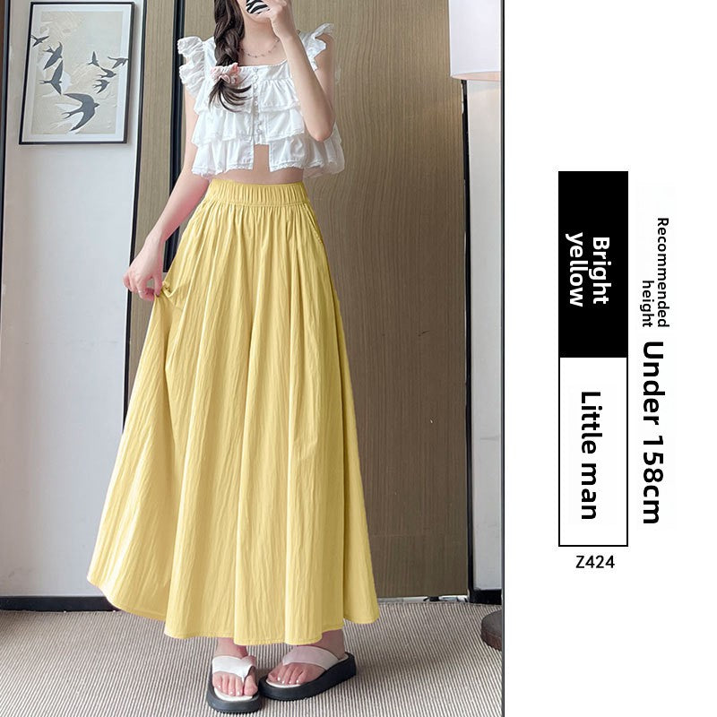 Women's High Waist Wide Leg Skirt Pants | Ice Silk