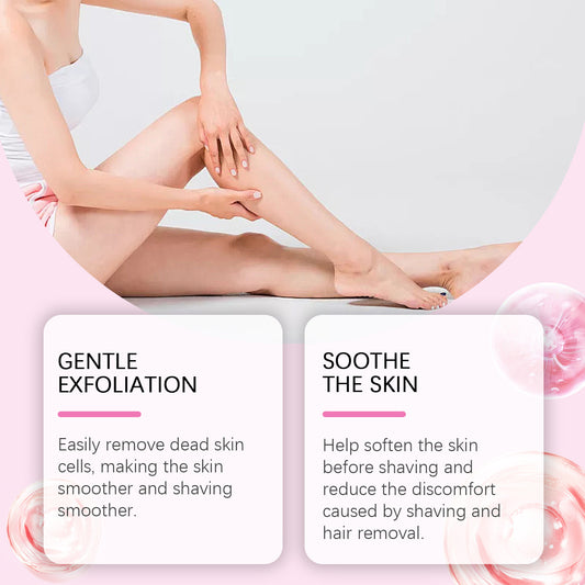 Pre-Shave Hair Removal Scrub – Gentle Herbal Exfoliating Scrub 60g