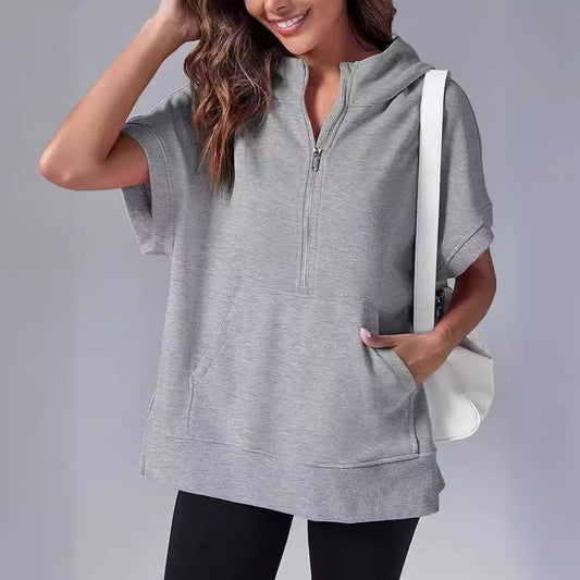 Women's Casual Hooded Sweatshirt | Zip Pullover