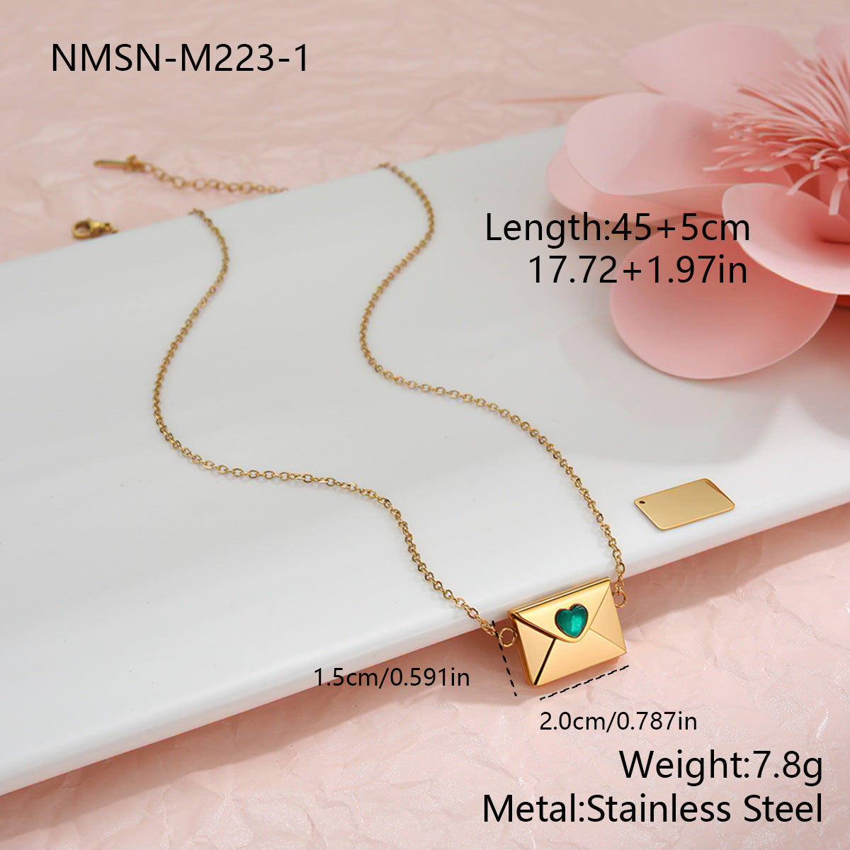 Valentine's Day gift: heart necklace - gallify.store