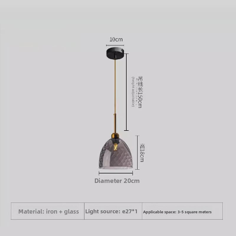 Japanese Retro Flower Chandelier | Glass Pendant Light