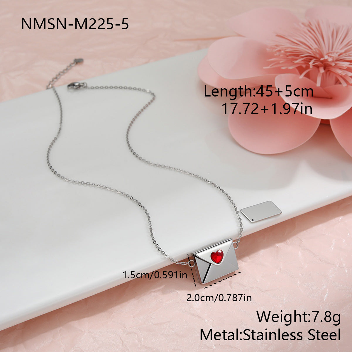 Valentine's Day gift: heart necklace - gallify.store