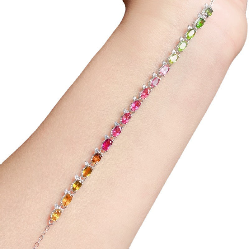 Diamond-Encrusted Bracelet for Women | 925 Silver - gallify.store