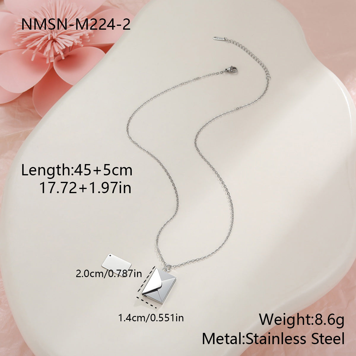 Valentine's Day gift: heart necklace - gallify.store
