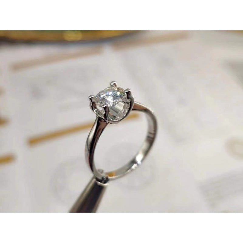 Diamond Simulant Ring for Women - Adjustable Opening - gallify.store