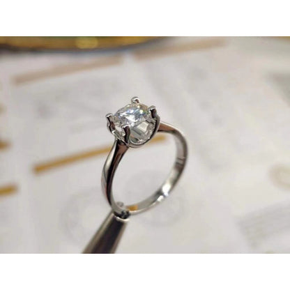 Diamond Simulant Ring for Women - Adjustable Opening - gallify.store