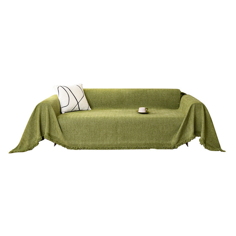 Chenille Herringbone Sofa Cover | Anti-Wrinkle, Machine Washable