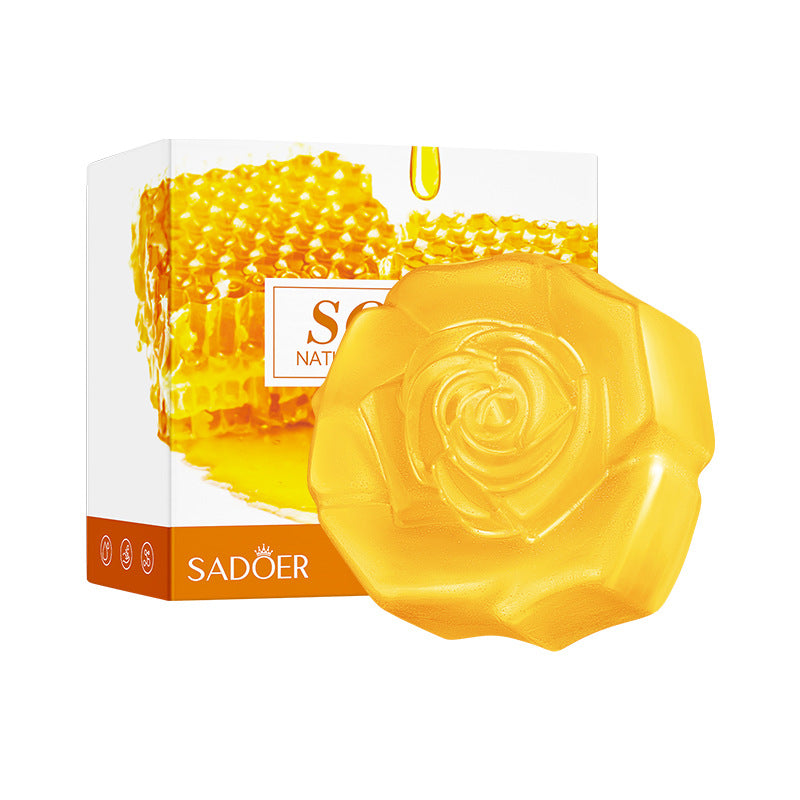 SADOER Natural Handmade Essential Oil Soap – 100g with Foaming Net