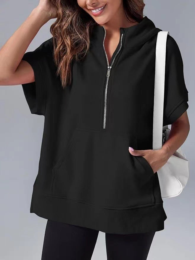Women's Casual Hooded Sweatshirt | Zip Pullover
